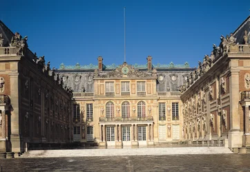 The Louis XIII Courtyard, or the Marble Courtyard, remodelled by Louis Le Vau